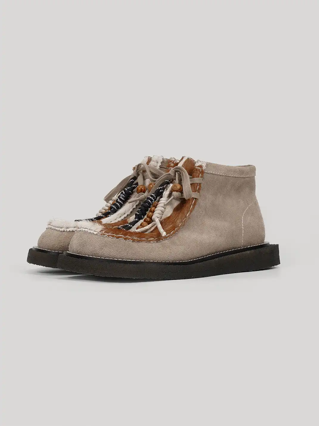 CROOKED CARD | Unique Leather Moccasin Shoes