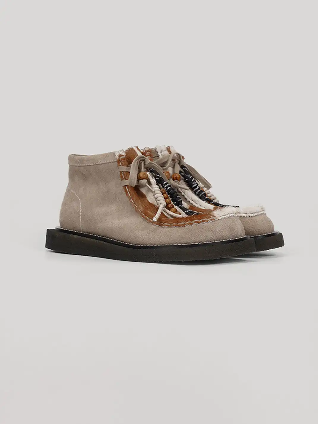 CROOKED CARD | Unique Leather Moccasin Shoes