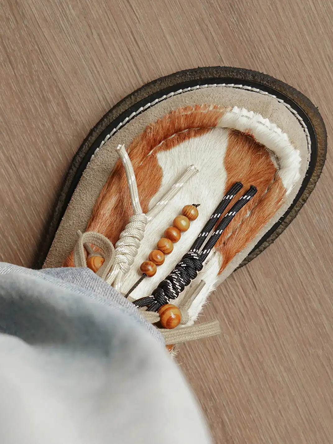 CROOKED CARD | Unique Leather Moccasin Shoes