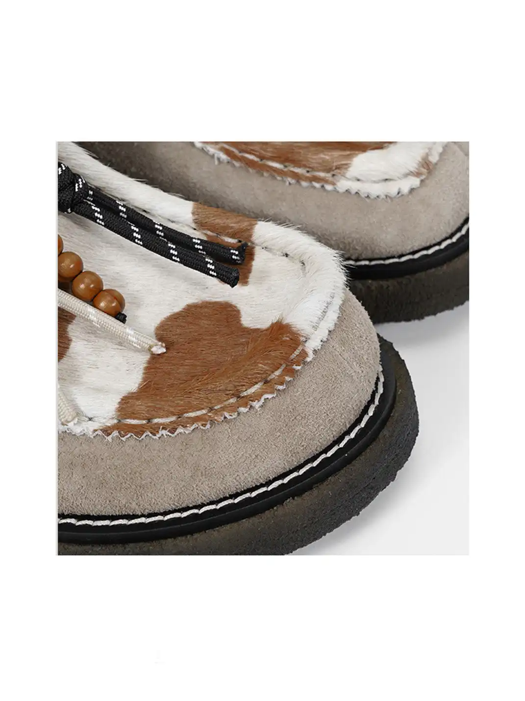 CROOKED CARD | Unique Leather Moccasin Shoes