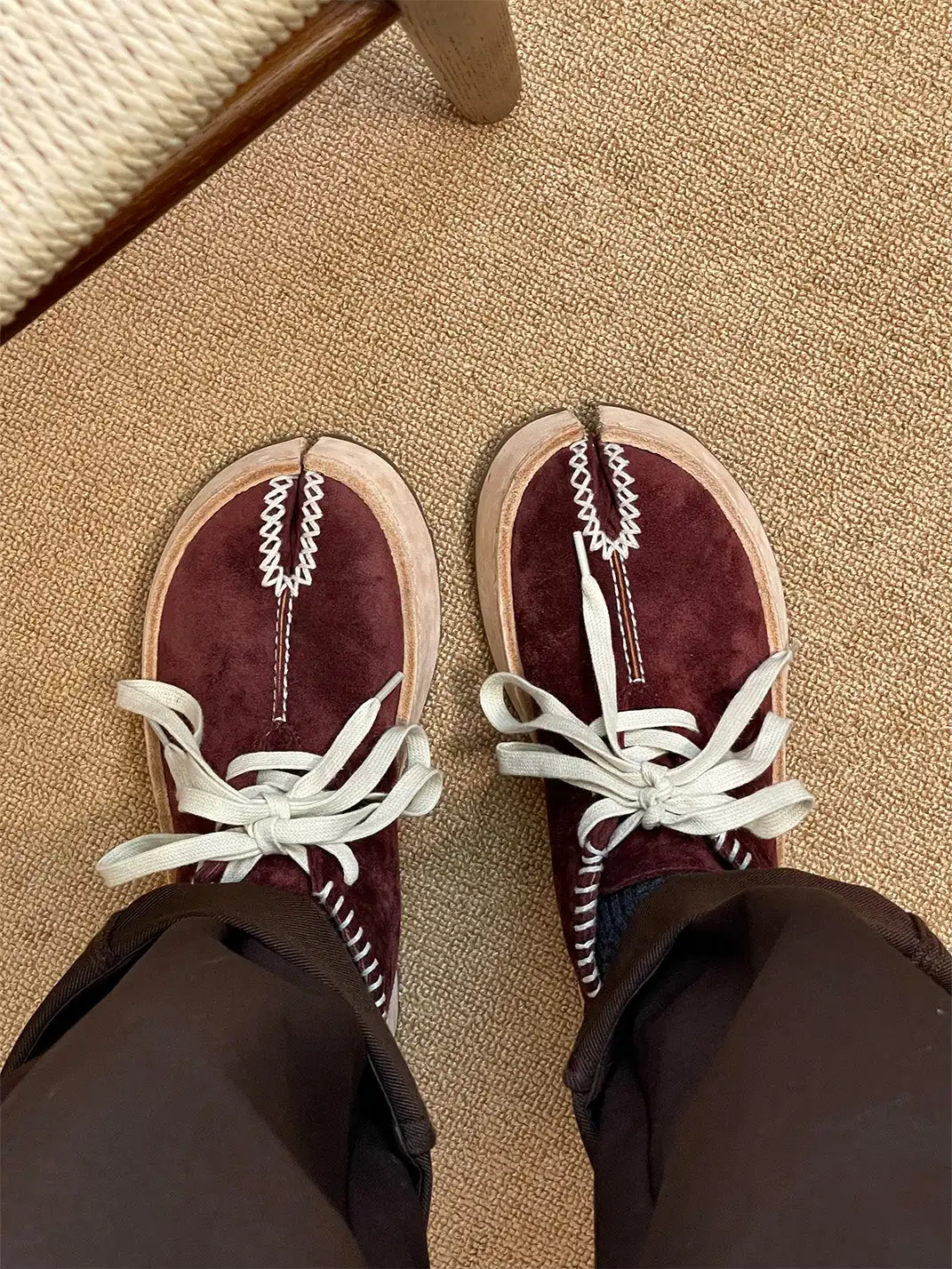 CROOKED CARD | Lacing Tabi Chelsea Boots