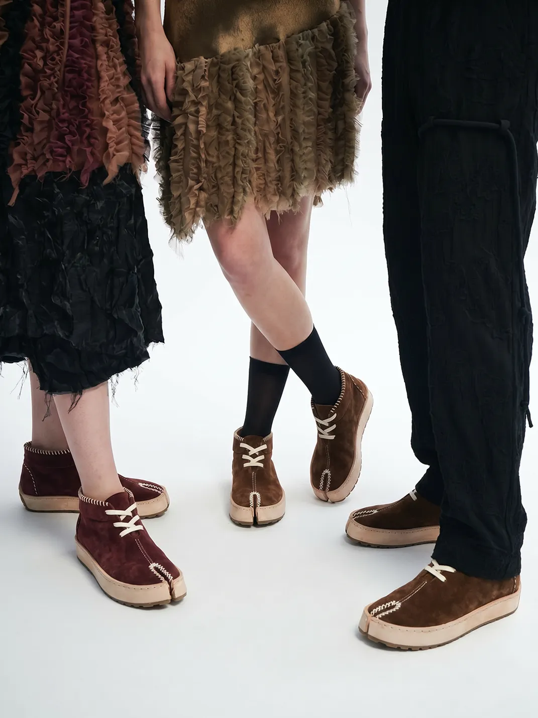 CROOKED CARD | Lacing Tabi Chelsea Boots