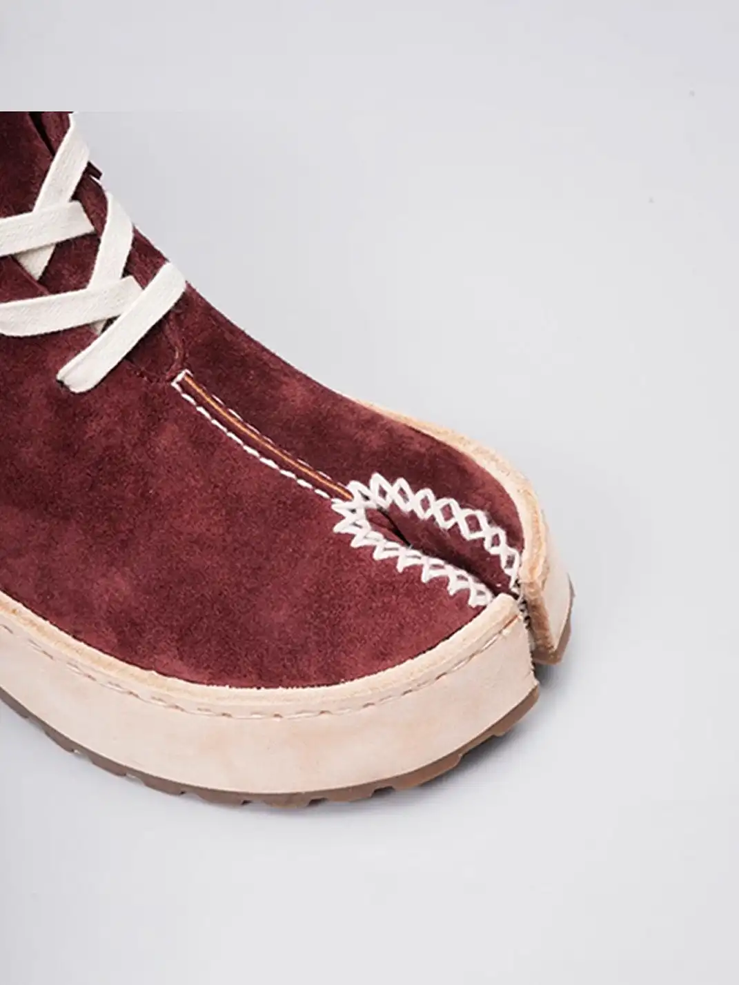 CROOKED CARD | Lacing Tabi Chelsea Boots