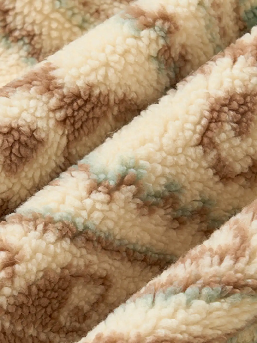 Outthe Blue | Fair Isle Patterned Lambswool Jacket with Fur Collar