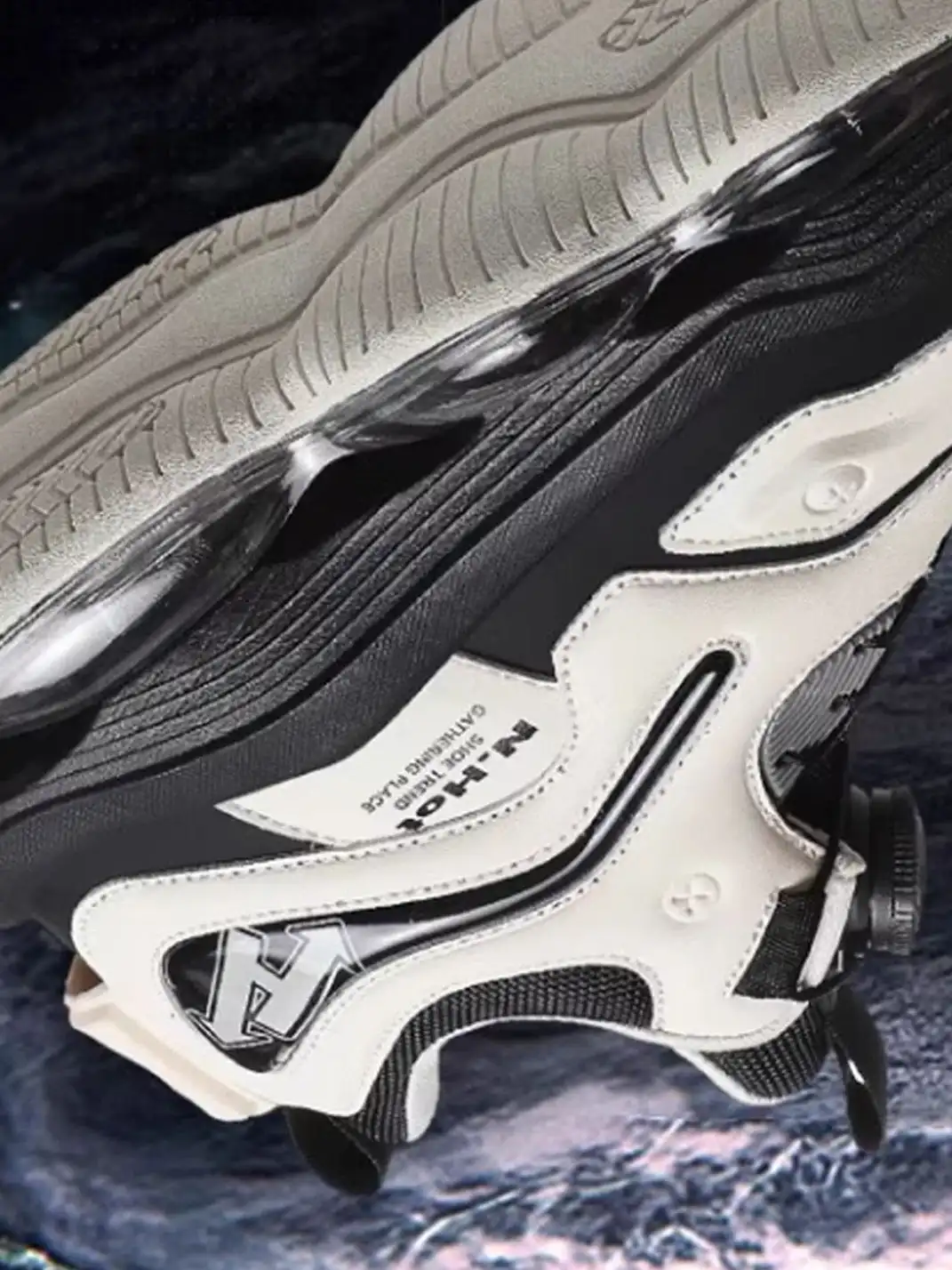 N·HOT | High Platform Air Cushion Sneakers