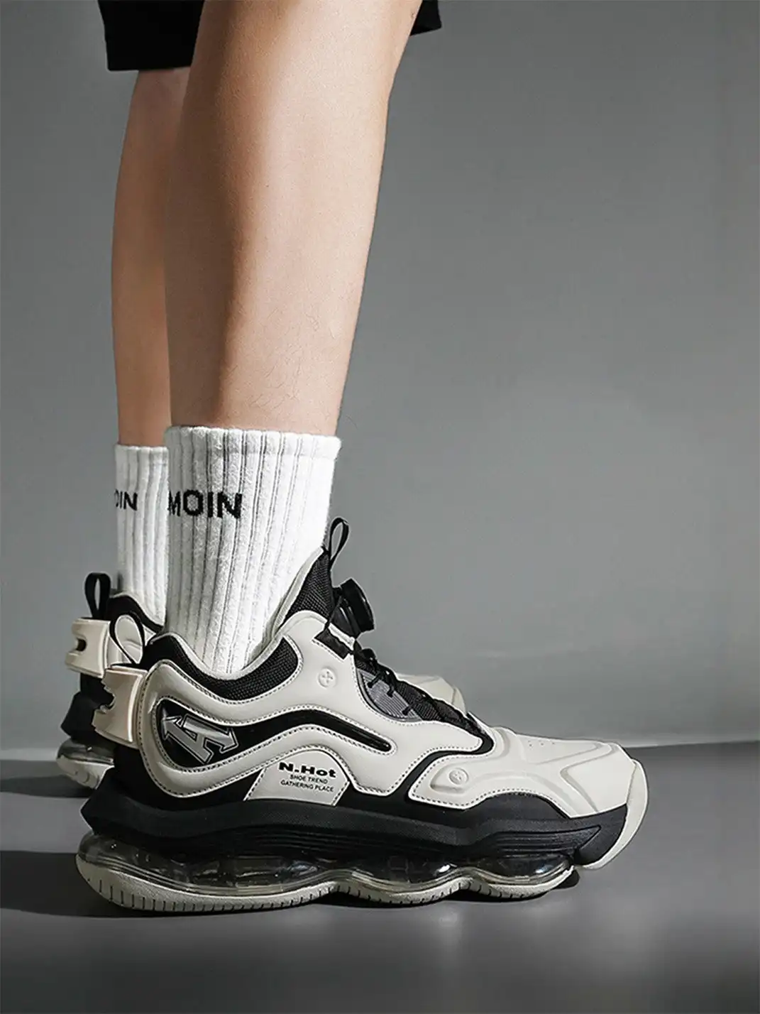 N·HOT | High Platform Air Cushion Sneakers