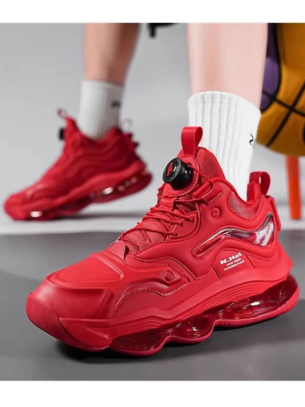 N·HOT | High Platform Air Cushion Sneakers