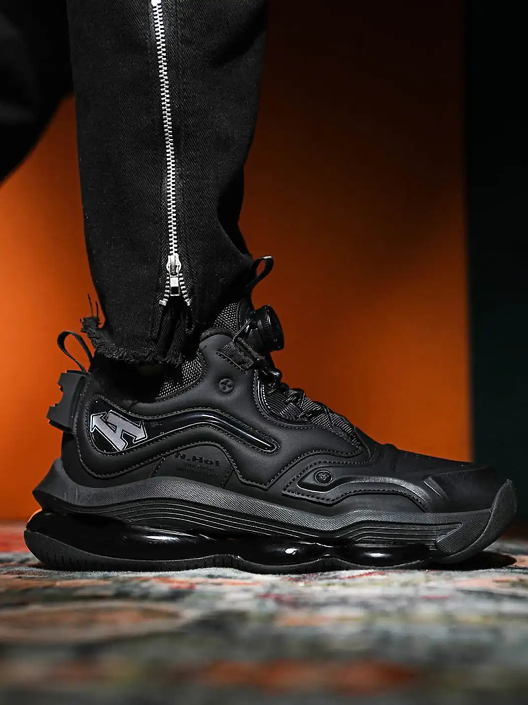 N·HOT | High Platform Air Cushion Sneakers
