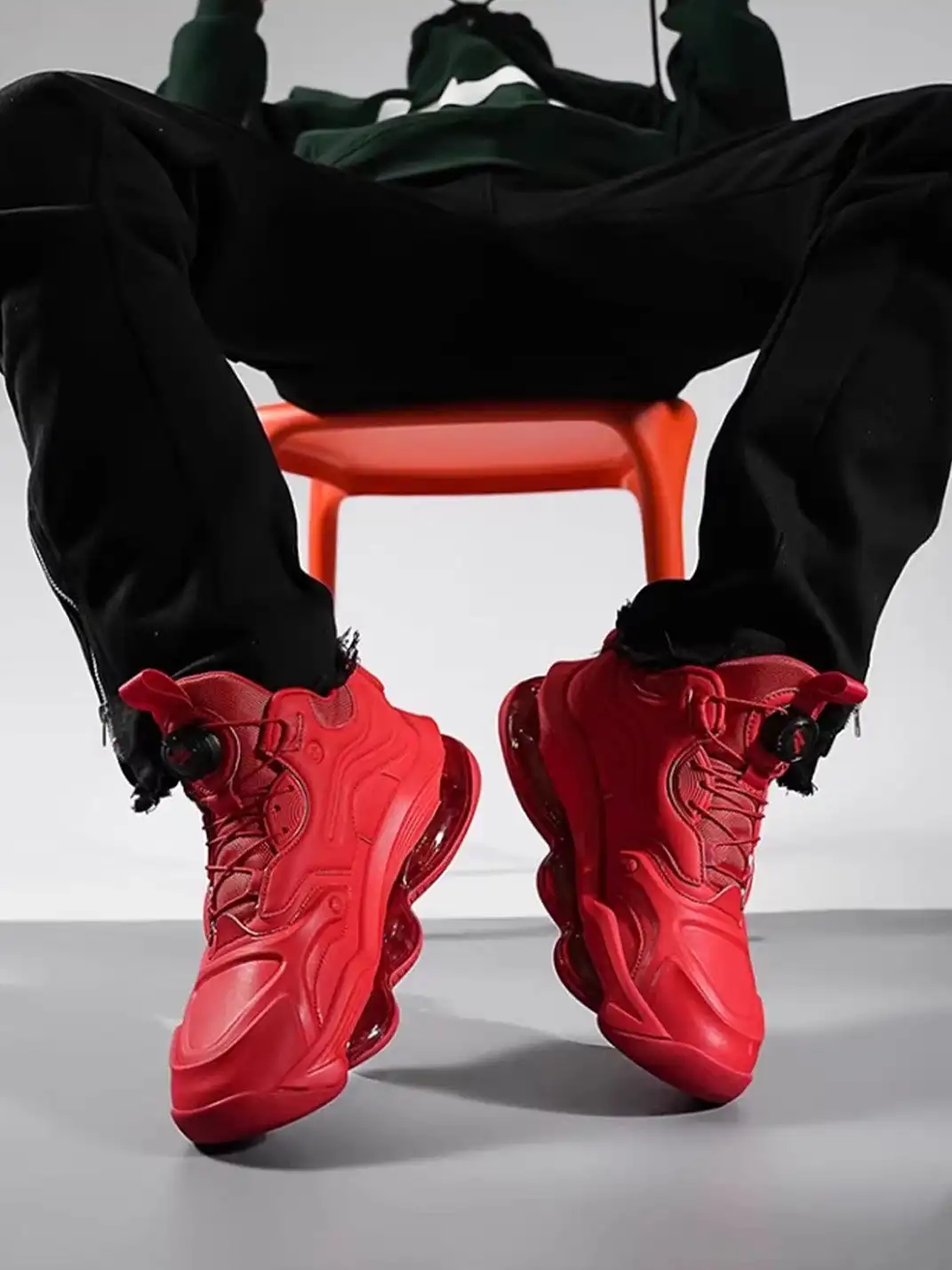 N·HOT | High Platform Air Cushion Sneakers
