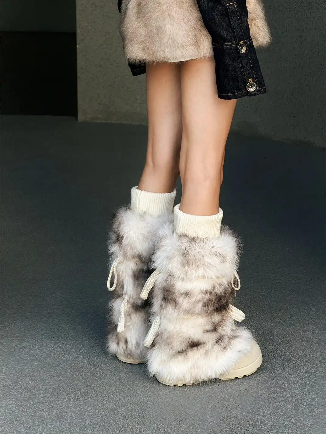 GSL | Plush-lined Tall Platform Boots