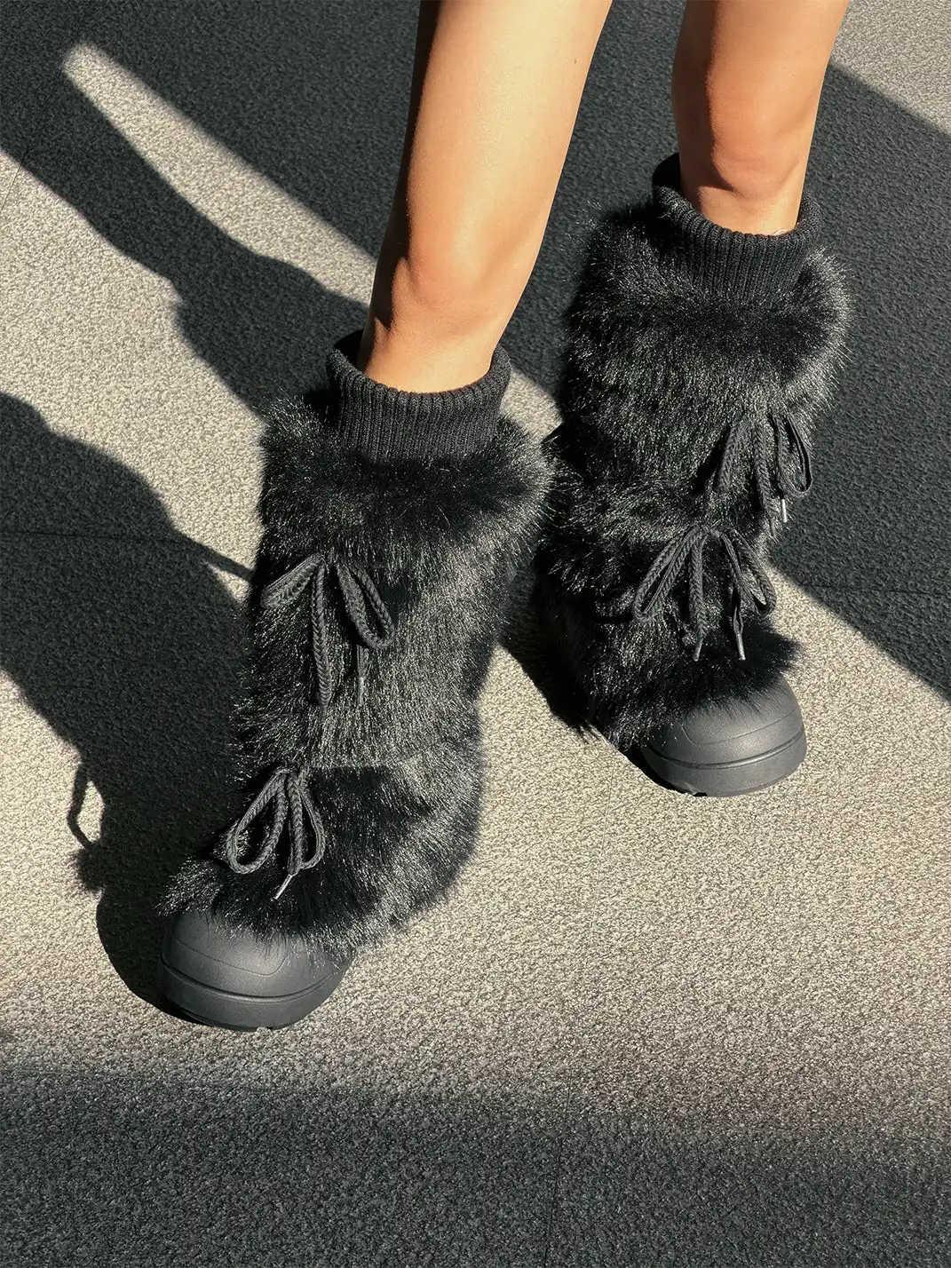 GSL | Plush-lined Tall Platform Boots