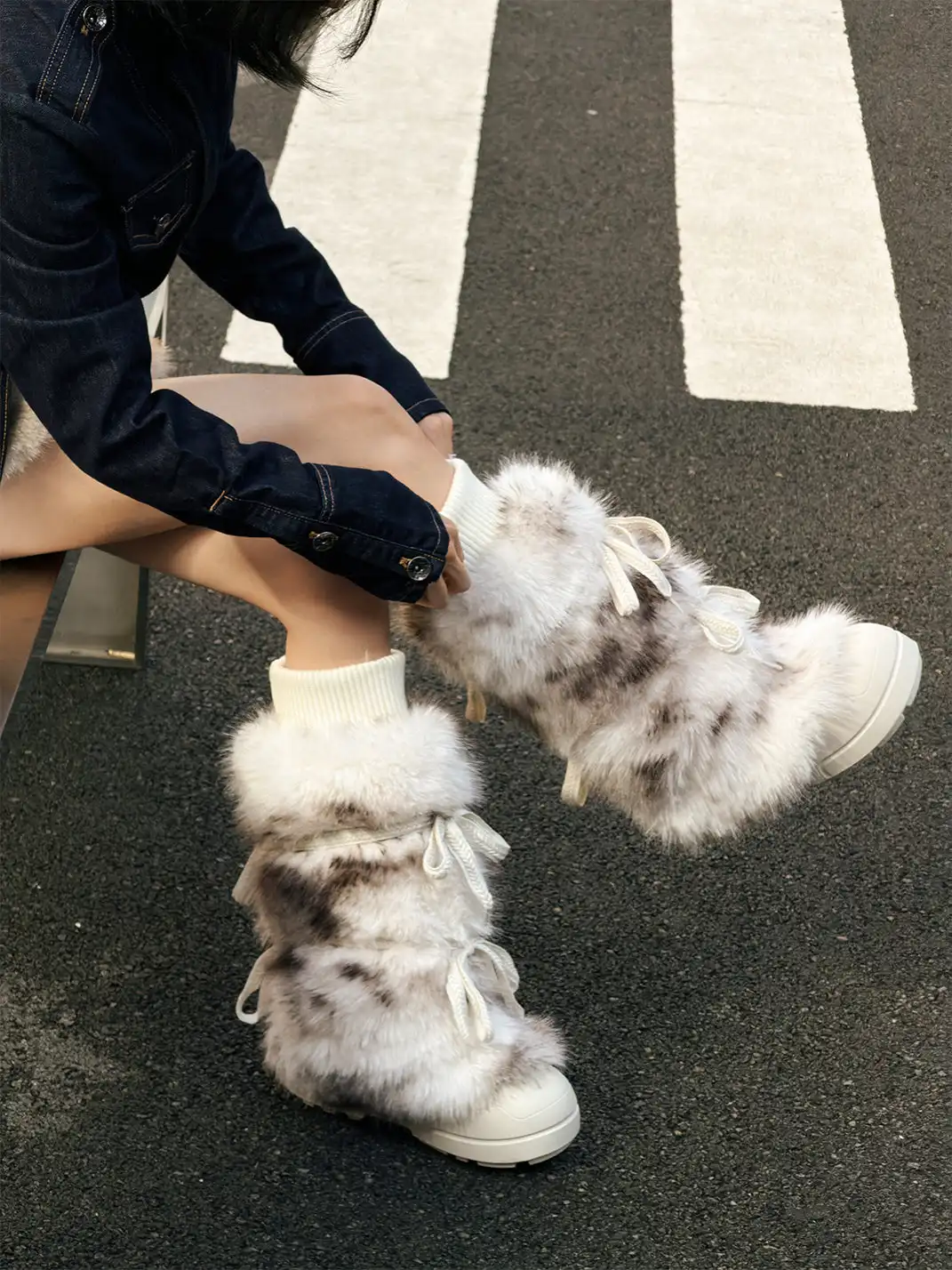GSL | Plush-lined Tall Platform Boots
