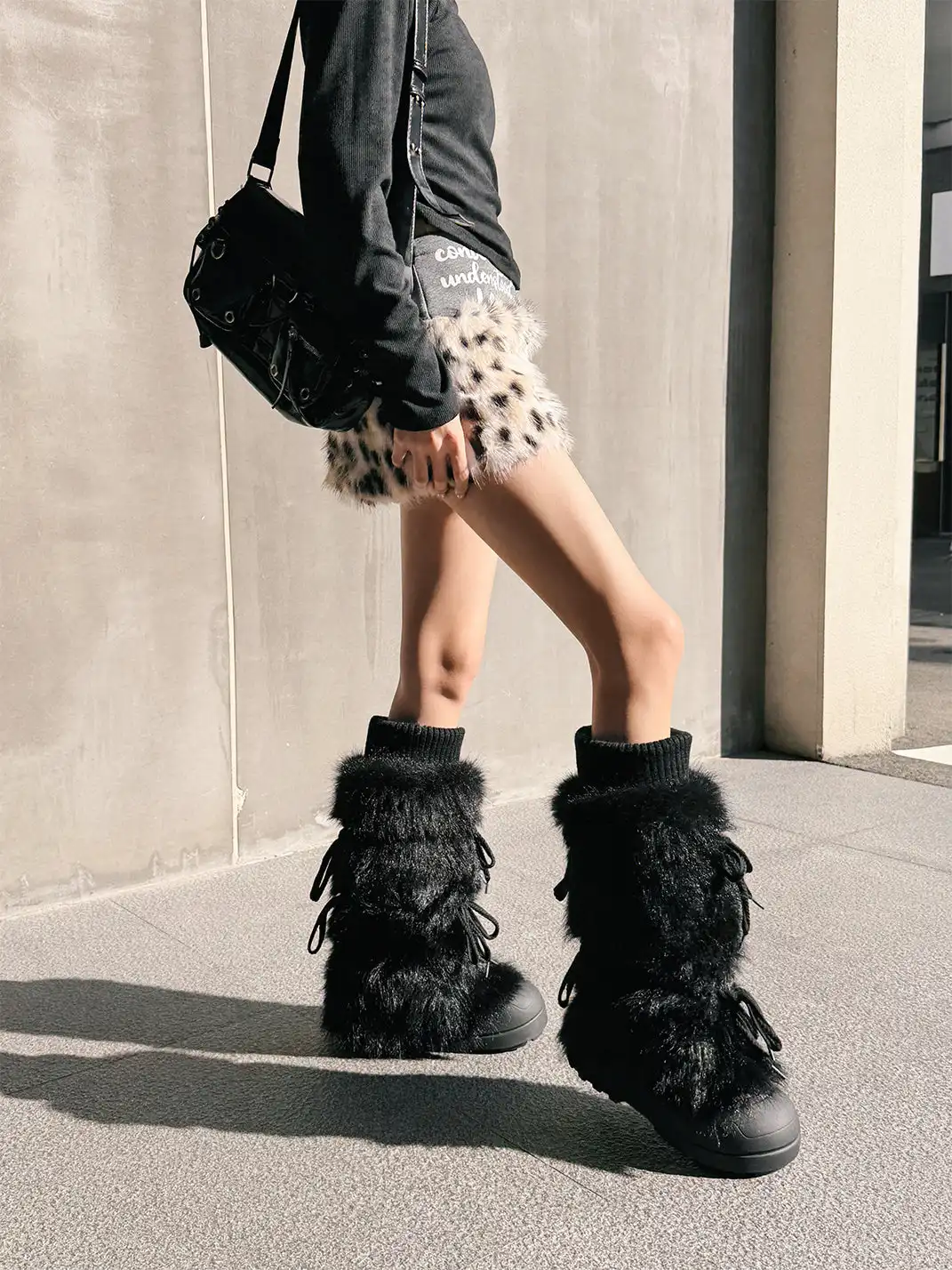 GSL | Plush-lined Tall Platform Boots