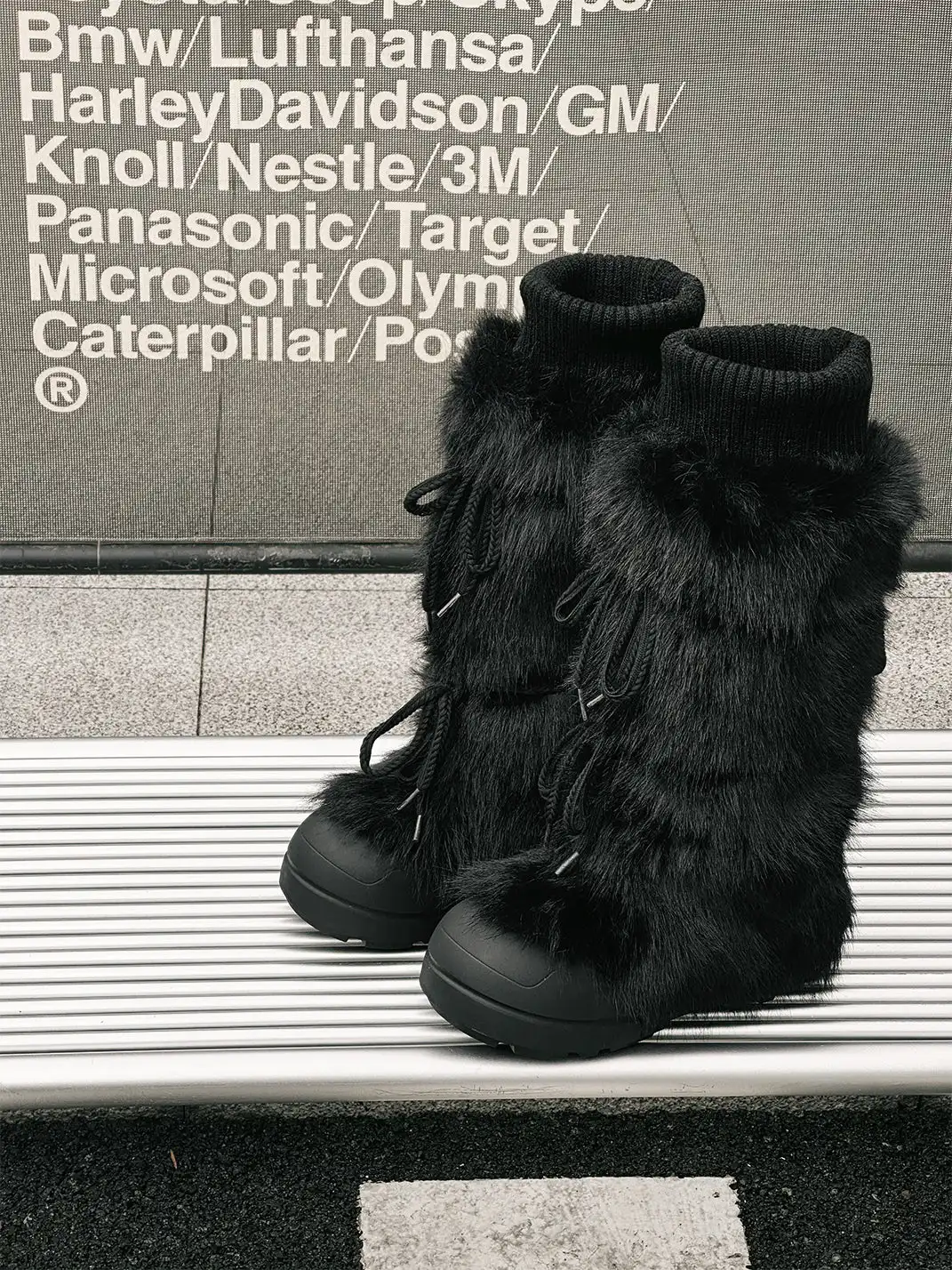 GSL | Plush-lined Tall Platform Boots