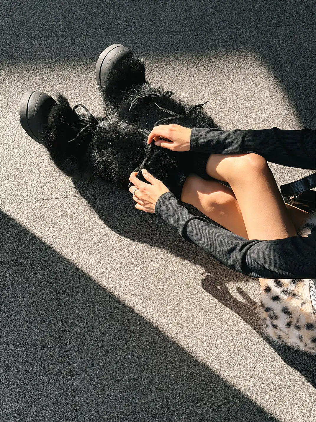 GSL | Plush-lined Tall Platform Boots
