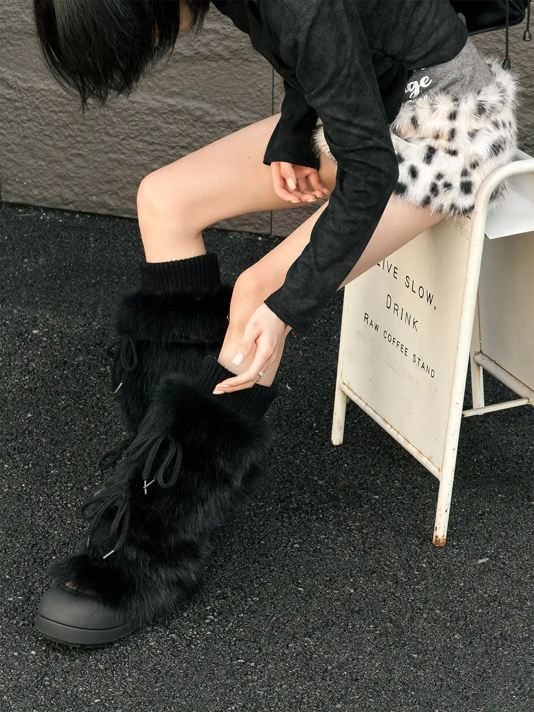GSL | Plush-lined Tall Platform Boots