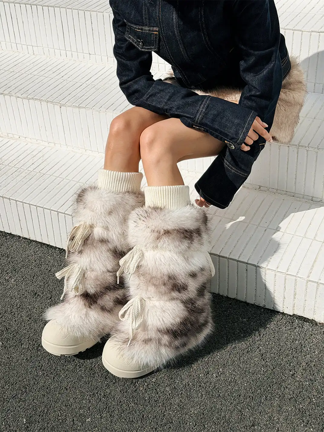 GSL | Plush-lined Tall Platform Boots
