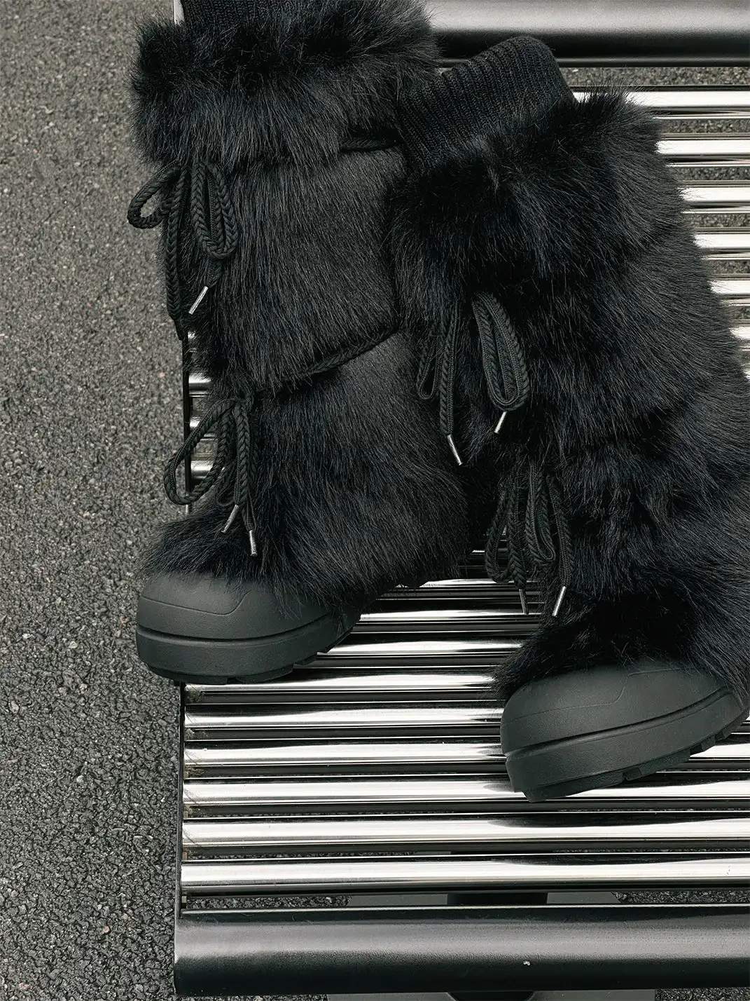 GSL | Plush-lined Tall Platform Boots