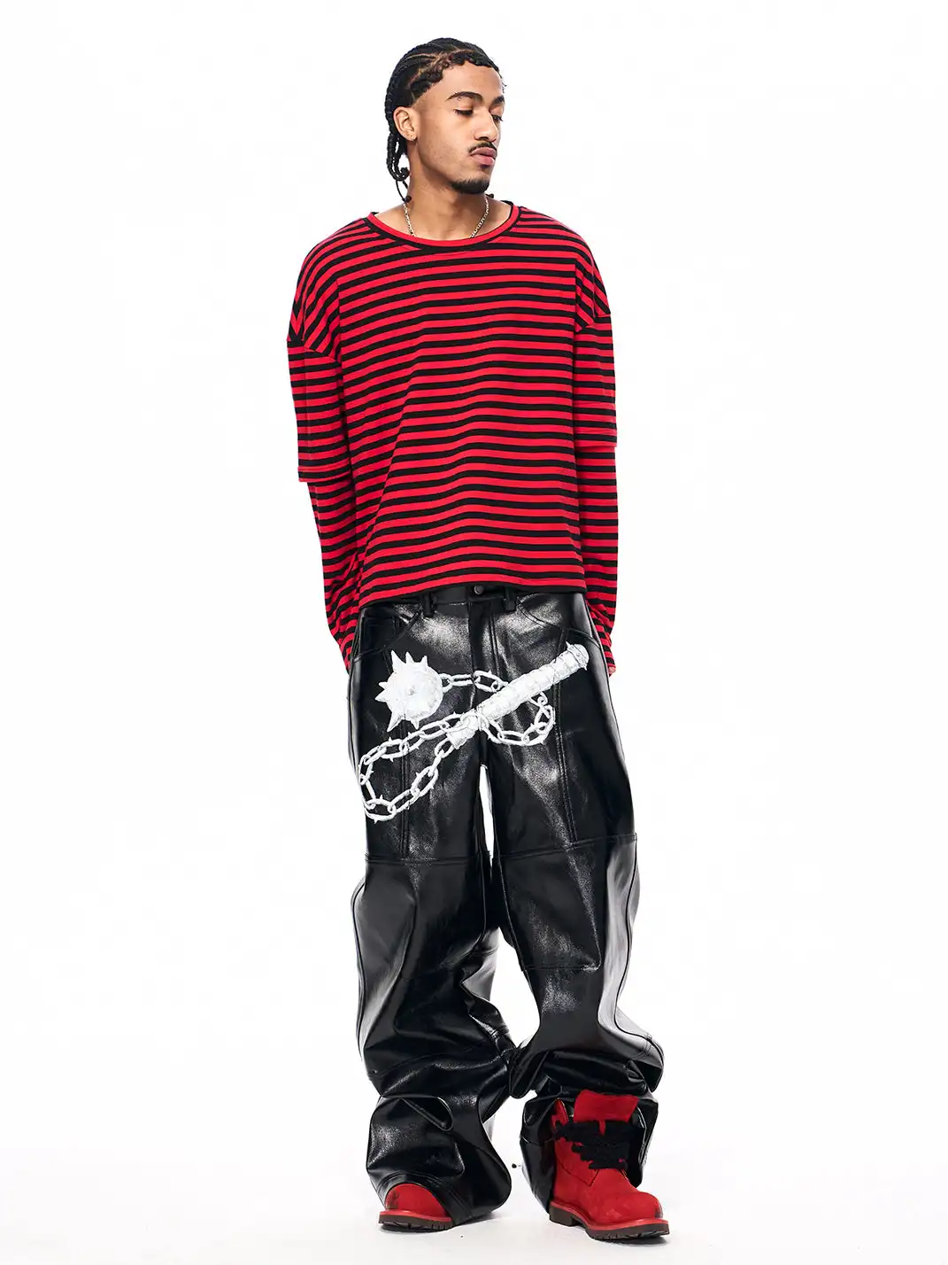 Fourth3ex | Motorcycle Print Long Sleeve T-shirt