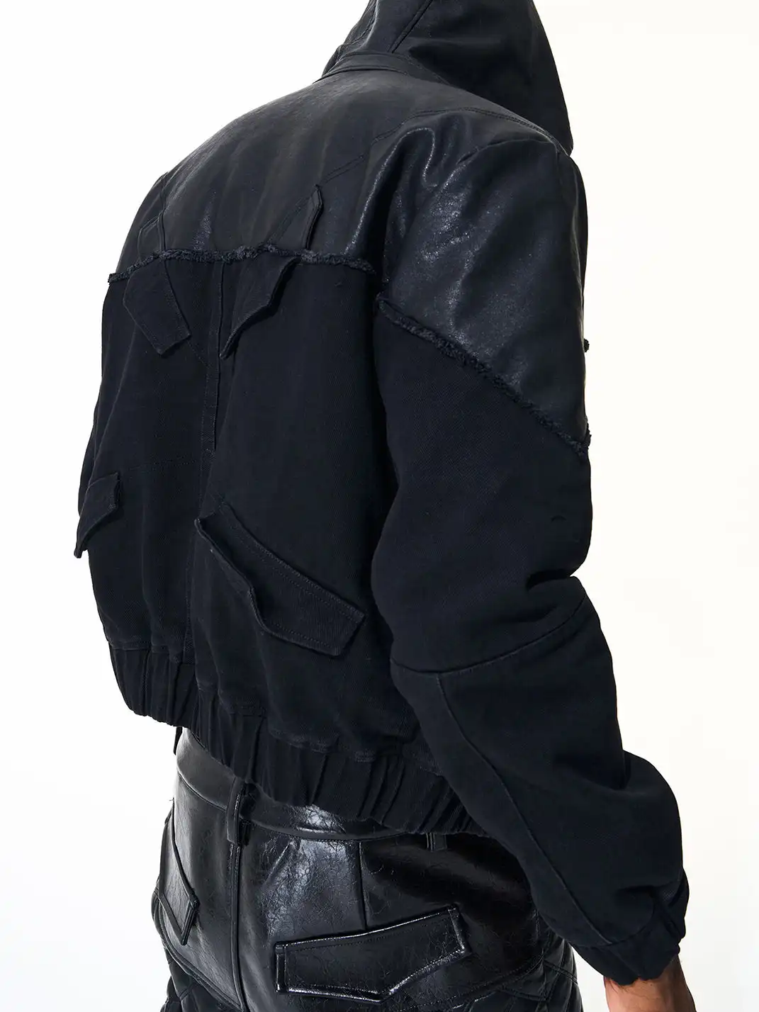 Fourth3ex | Embroidered Leopard Bomber Jacket