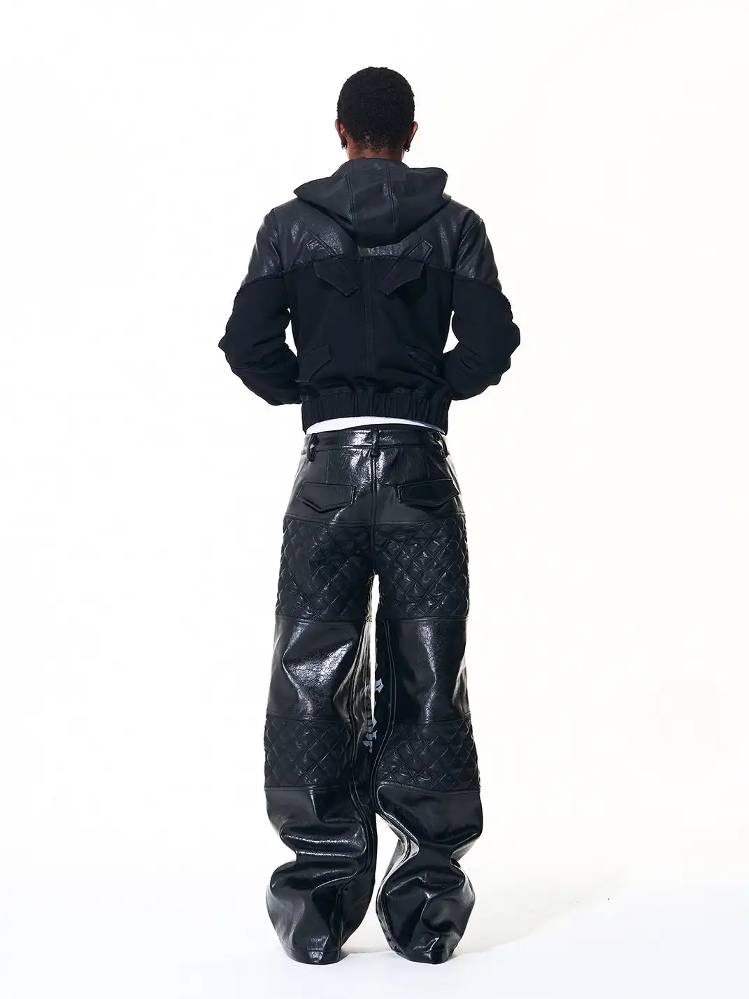 Fourth3ex | Embroidered Leopard Bomber Jacket