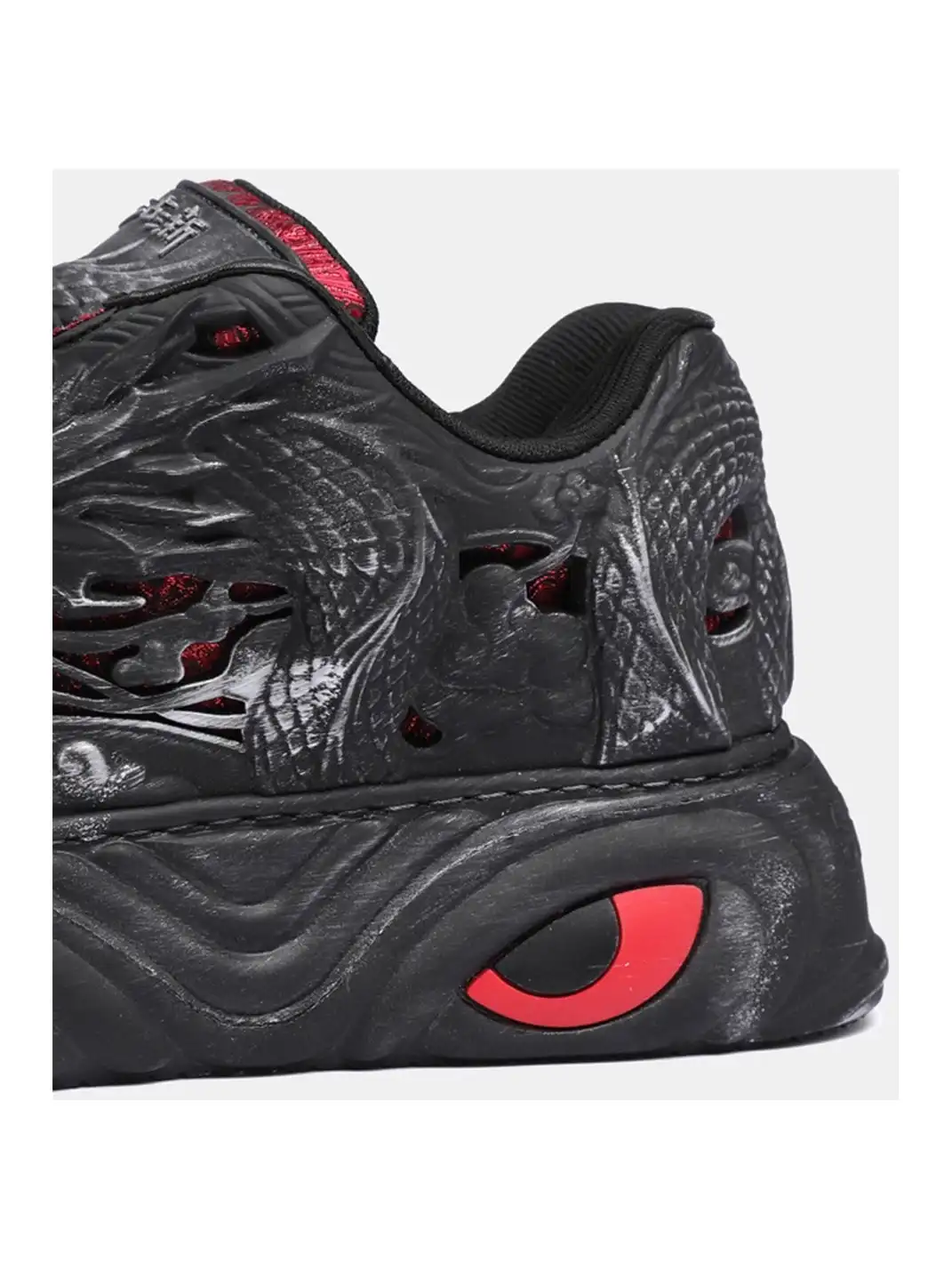 SGSX | Chinese Dragon Relief Sneakers - Black