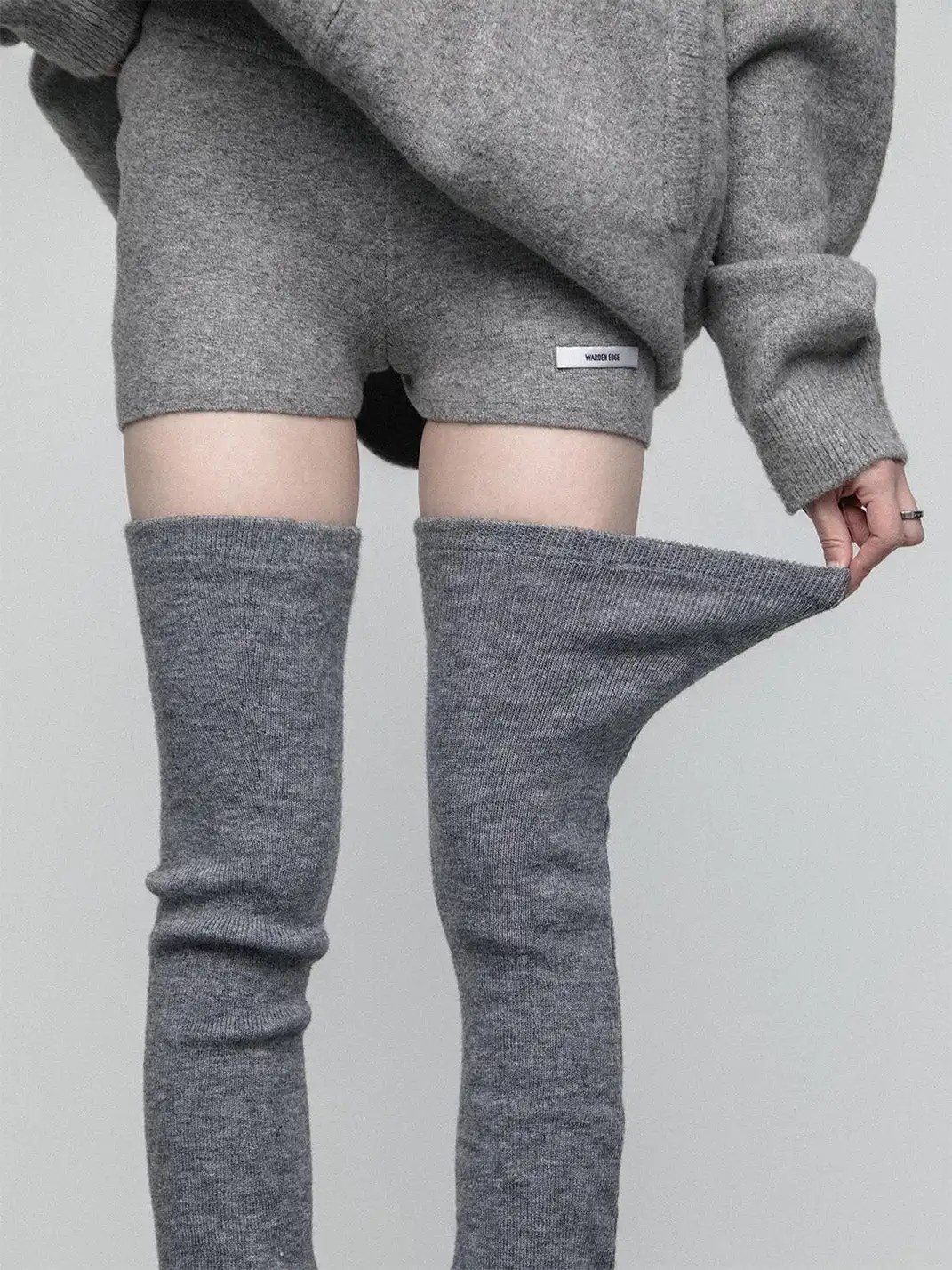 SS2L | Soft Stretch Knit Flared Thigh High Leg Warmers