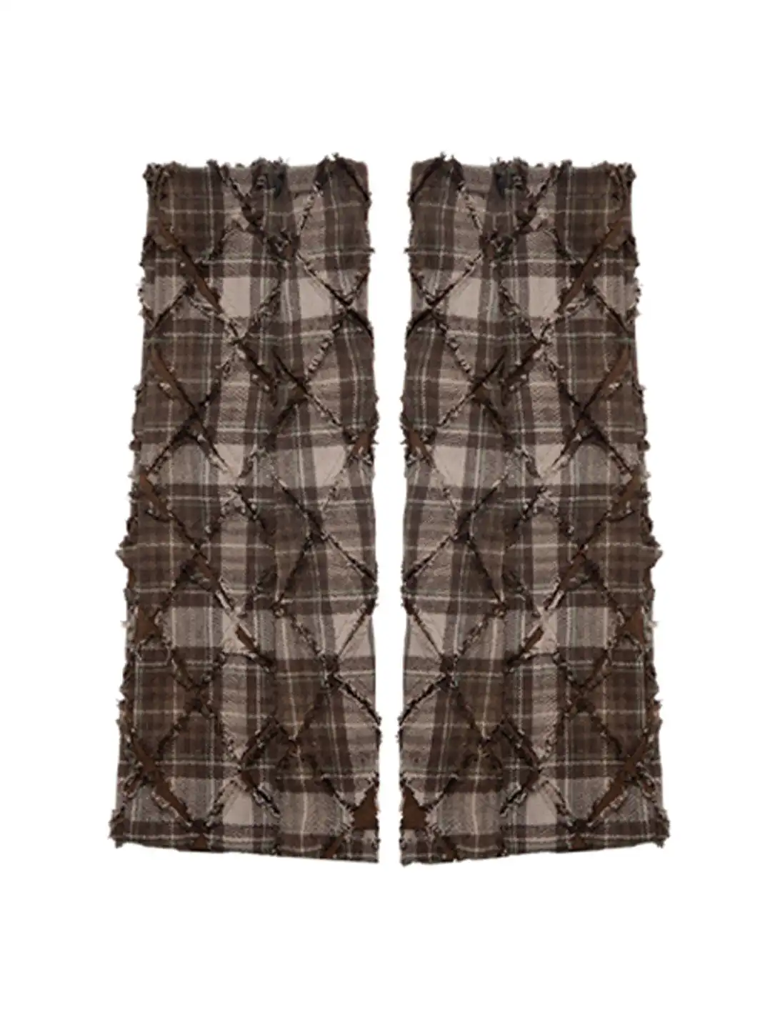 SS2L | Plaid Slash Punk Leg Warmers
