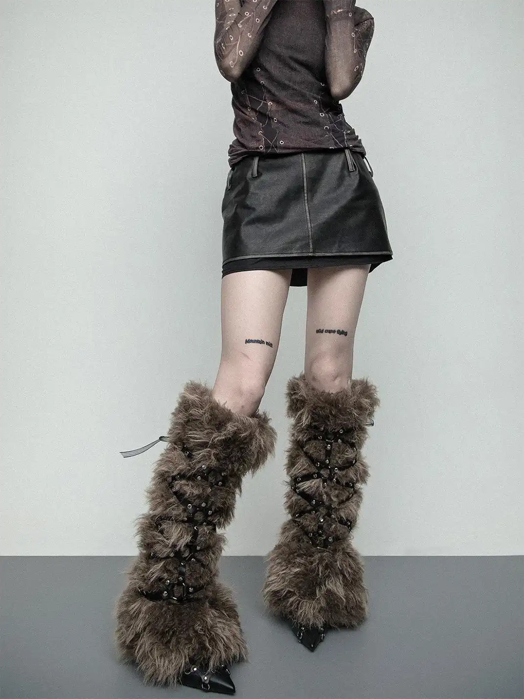SS2L | Y2K Style Thick Warm Leg Warmers