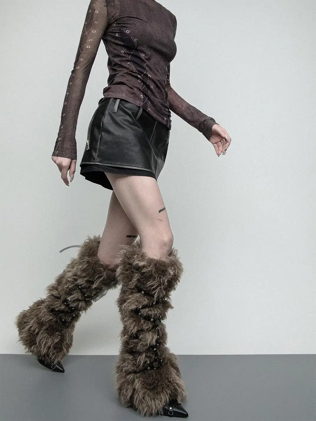 SS2L | Y2K Style Thick Warm Leg Warmers