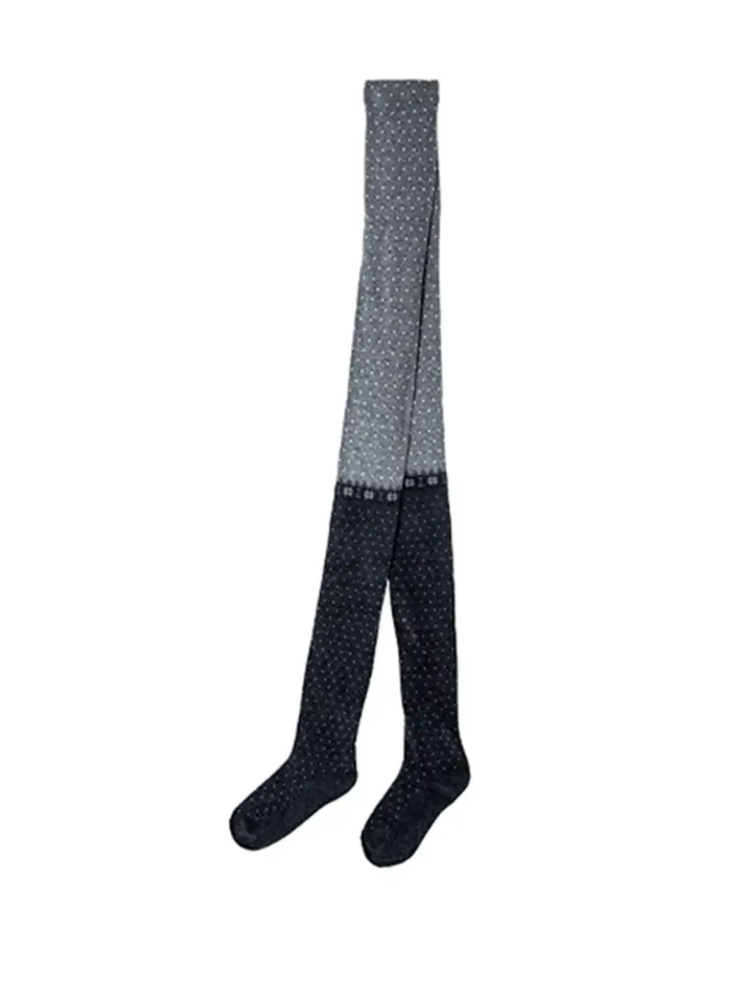 SS2L | Color Block Snowflake Polka Dot Layer Pantyhose