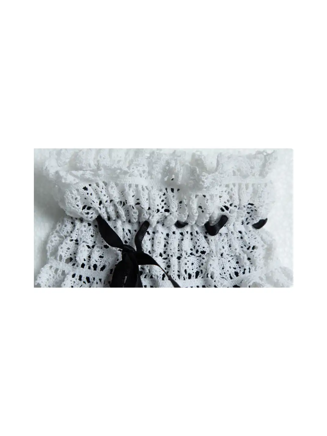 SS2L | Lace Drawstring Bow Over Knee Stockings