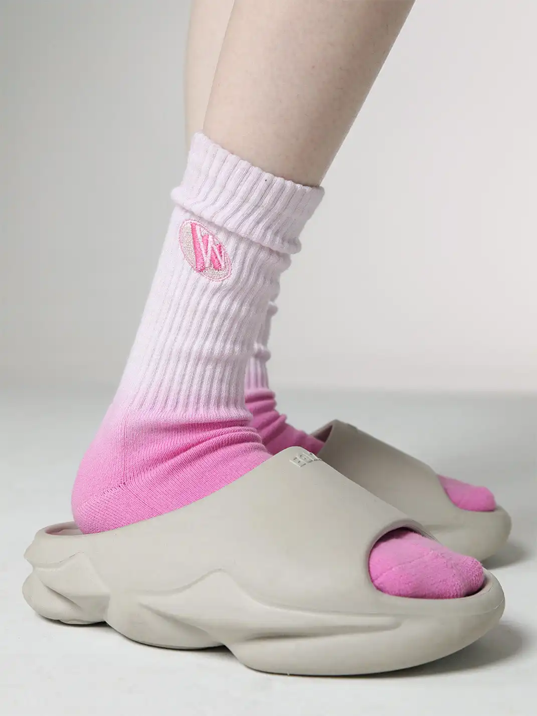 SS2L | Tie-Dye Gradient Candy Color Terry Socks