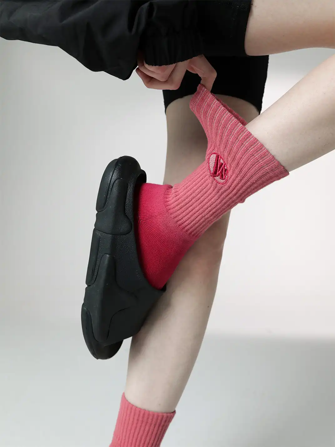 SS2L | Tie-Dye Gradient Candy Color Terry Socks
