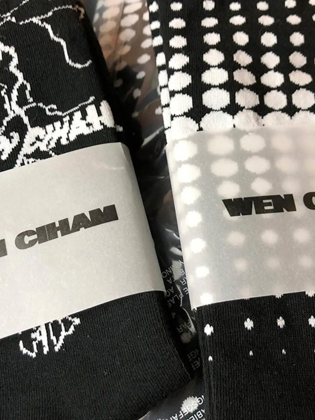 SS2L | Gradient Polka Dot Lightning Mid-Calf Socks
