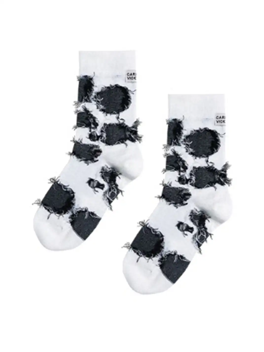 SS2L | Distressed Label Sports Mid-Calf Socks