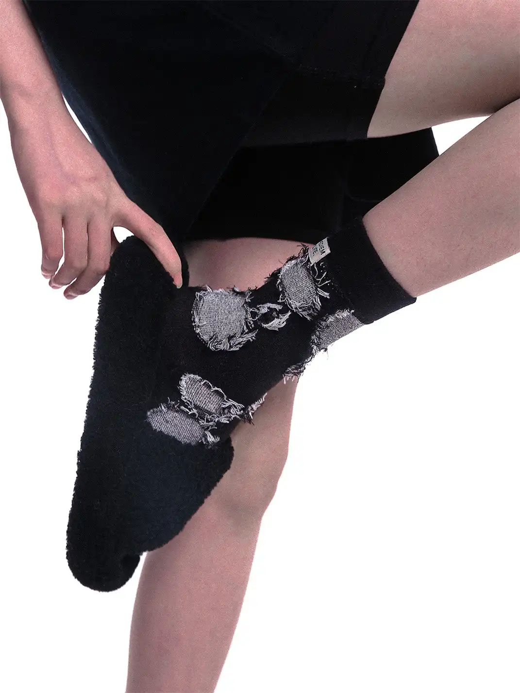 SS2L | Distressed Label Sports Mid-Calf Socks