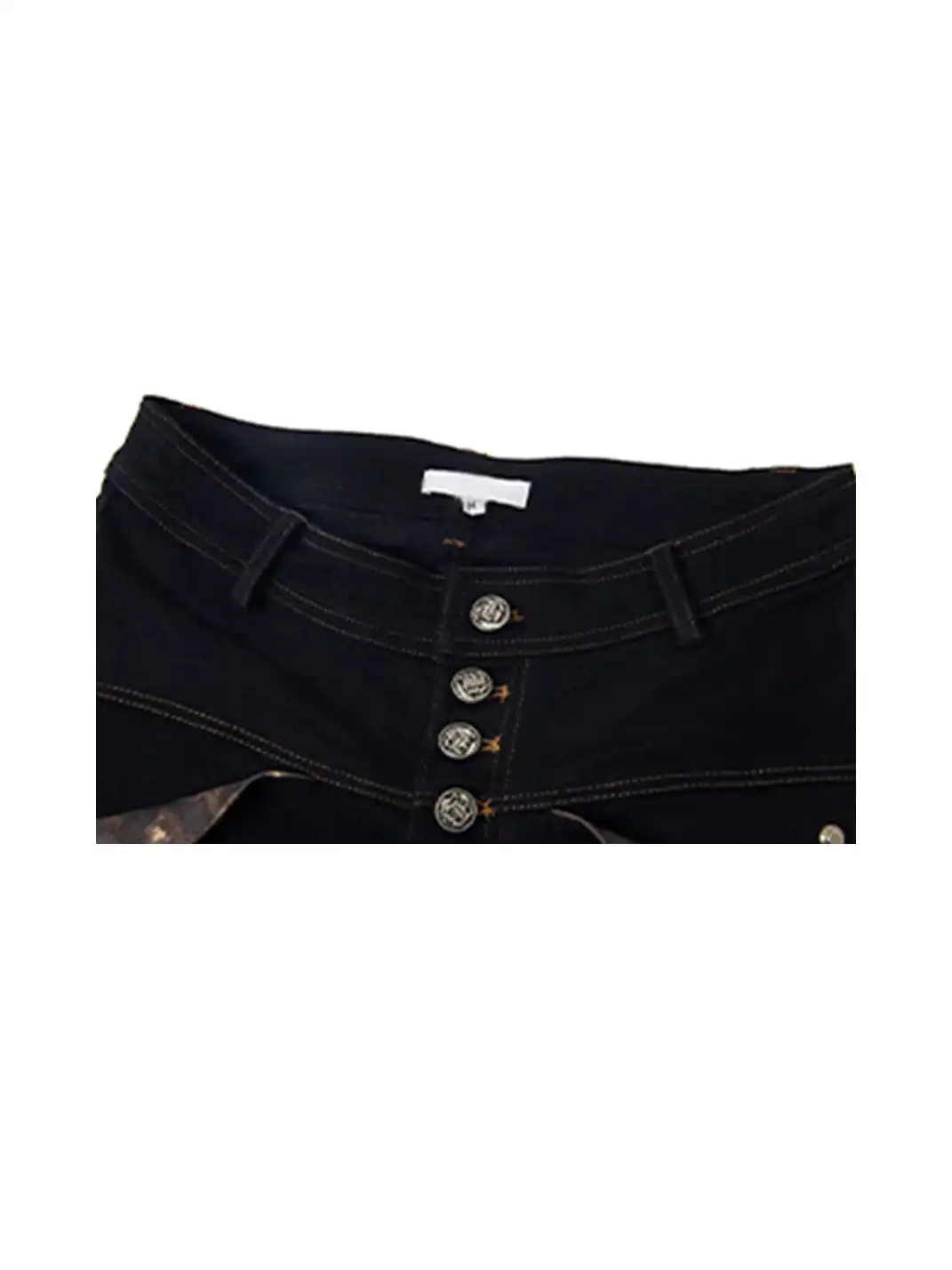 BIGGOLD | Stylish Buttoned Flared Denim Pants