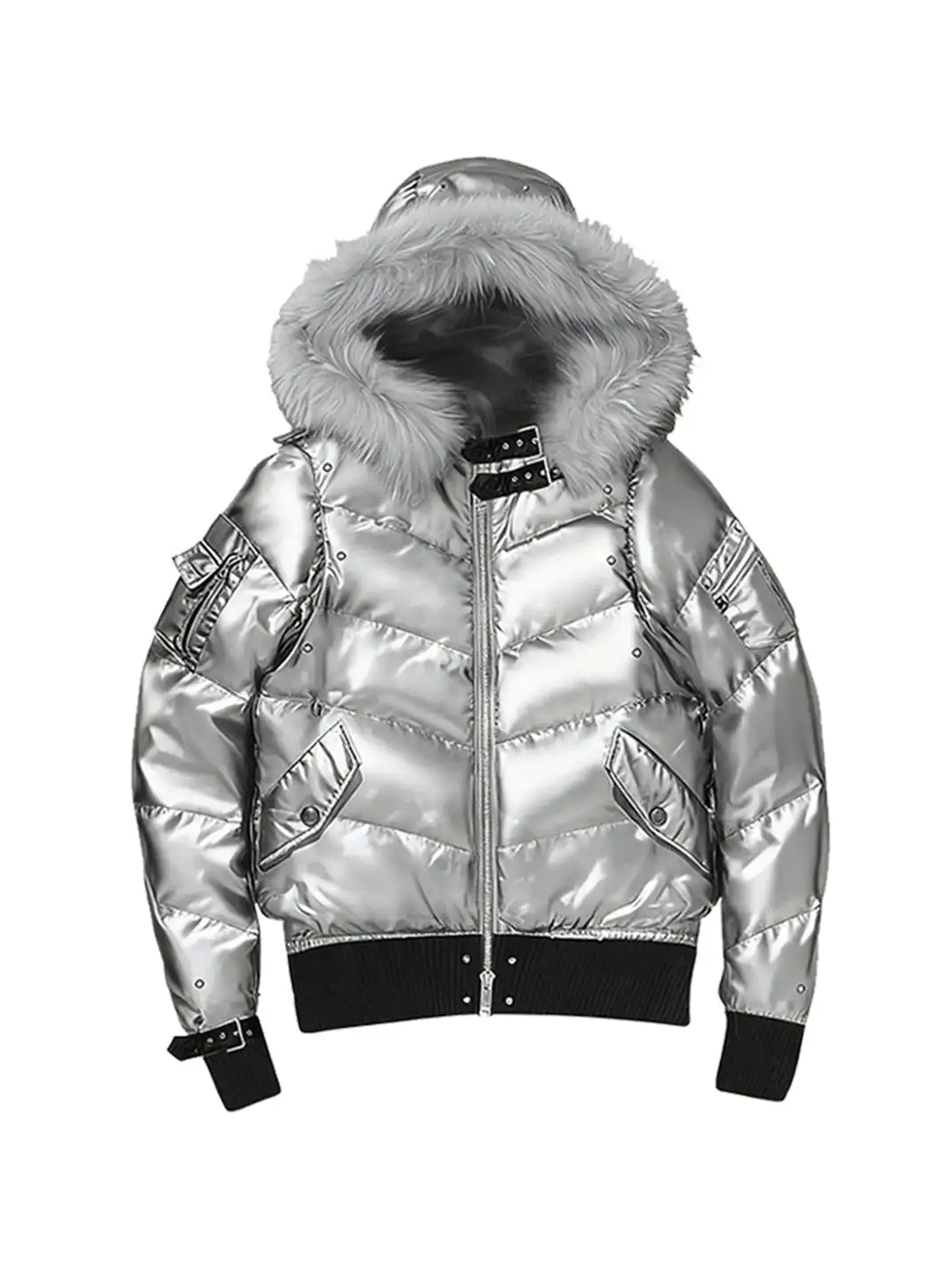 PAIKI | Mink Fur Hooded Down Jacket