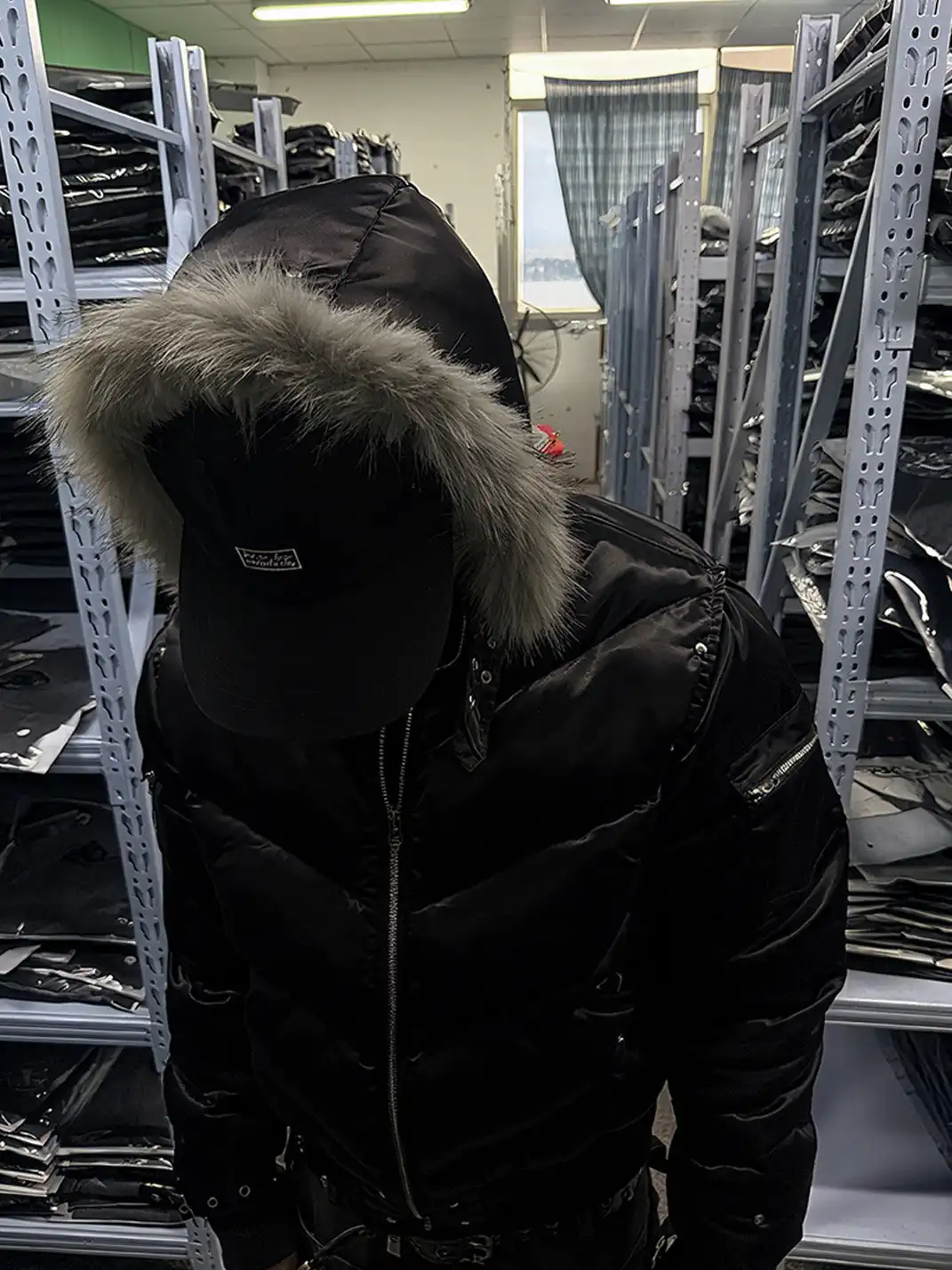 PAIKI | Mink Fur Hooded Down Jacket