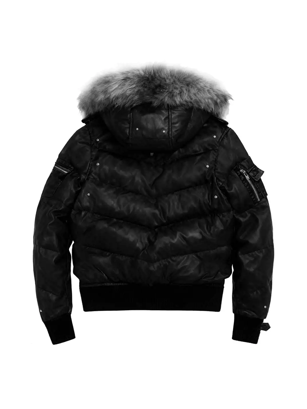 PAIKI | Mink Fur Hooded Down Jacket