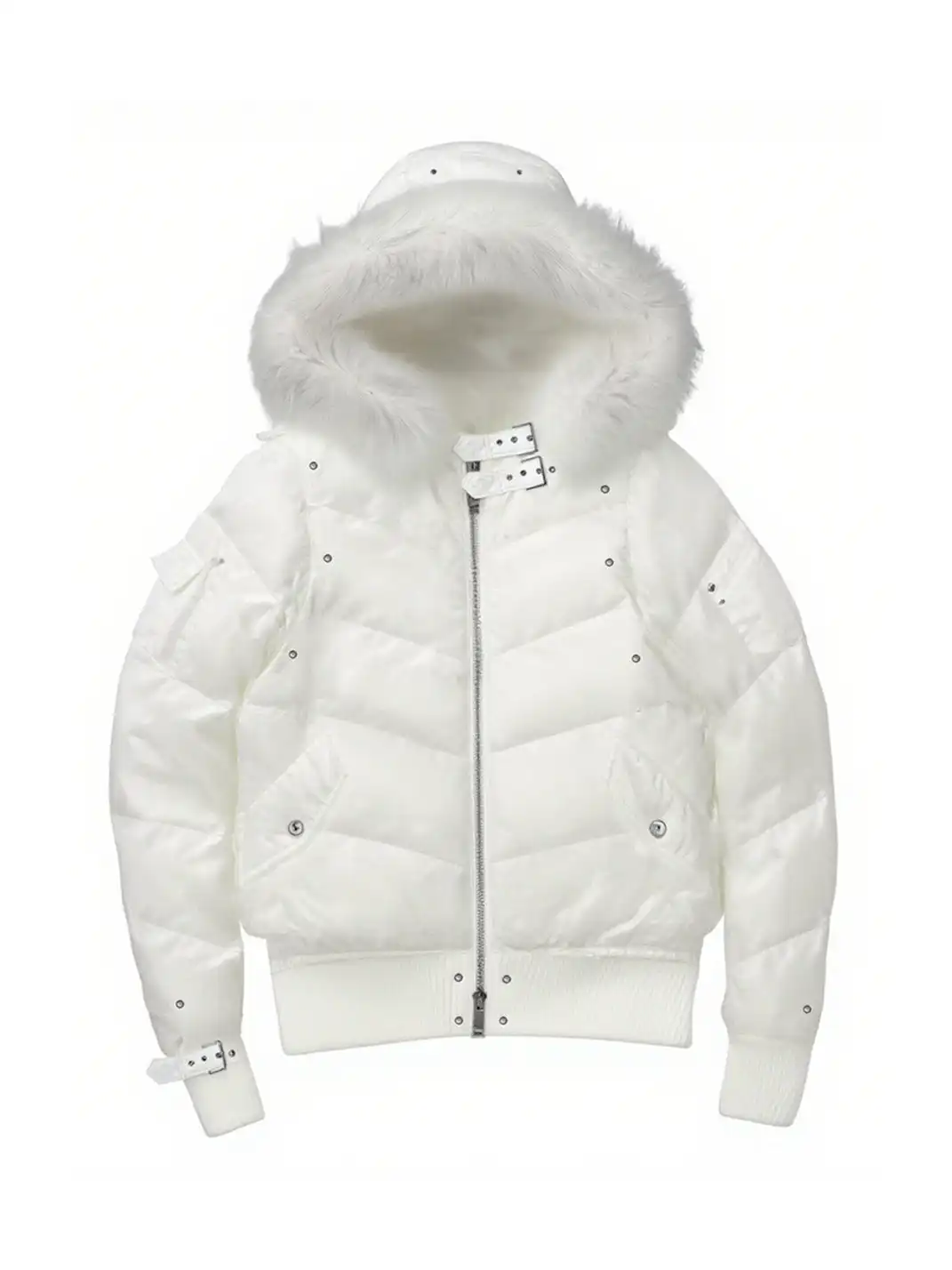 PAIKI | Mink Fur Hooded Down Jacket