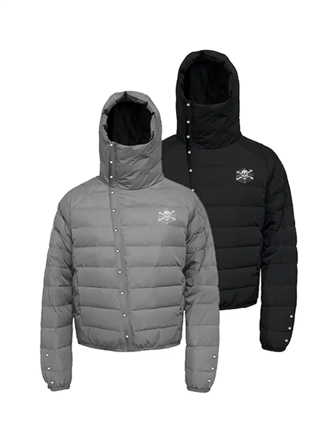 PAIKI | Skull Graphic Padded Jacket