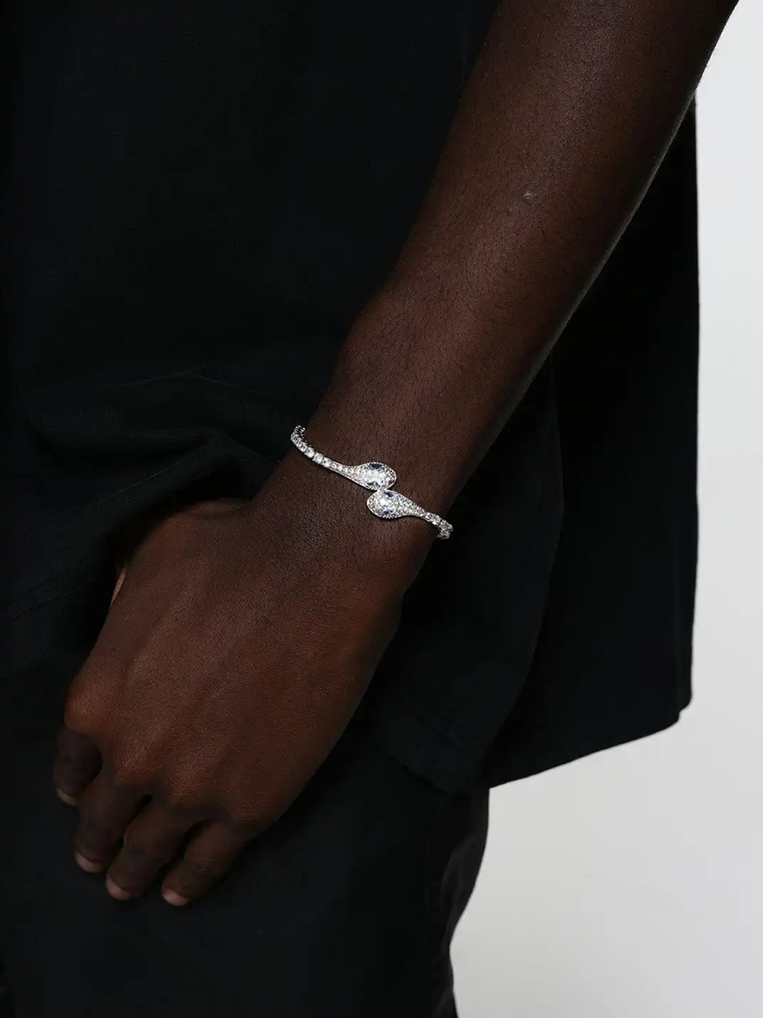 ICEGANG | Ice Blue Snake Full Diamond Adjustable Bracelet