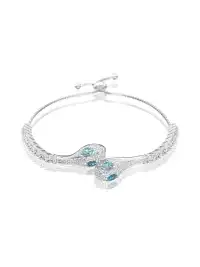 ICEGANG | Ice Blue Snake Full Diamond Adjustable Bracelet