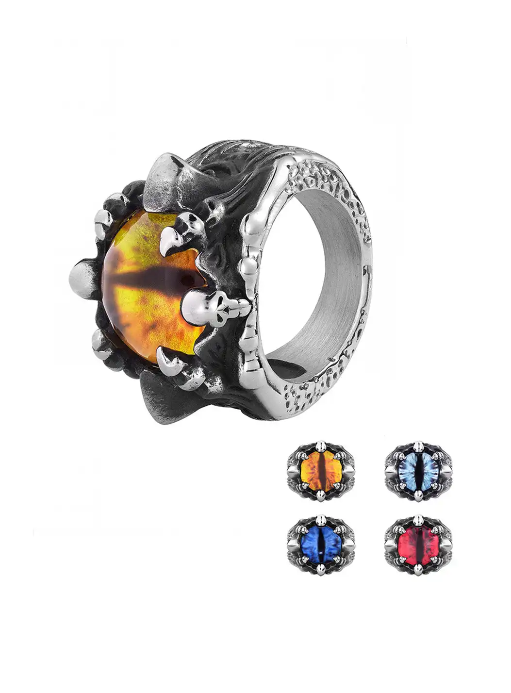 ICEGANG | Titanium Steel Evil Eye Claw Ring