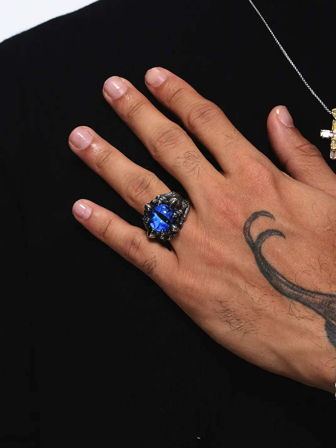 ICEGANG | Titanium Steel Evil Eye Claw Ring
