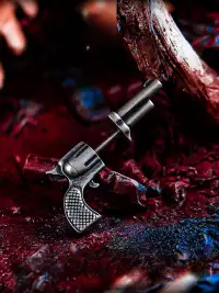 Guxi | Revolver Gun-Shaped Ear Stud