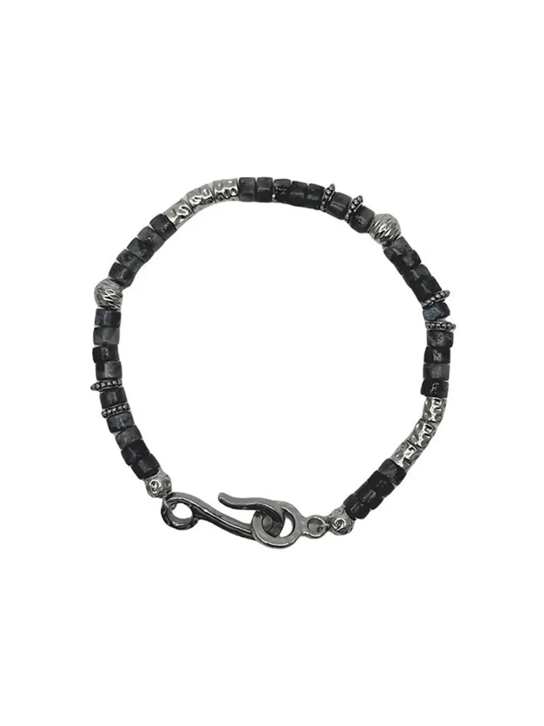 1sman | Natural Tiger Eye Stone Beaded Bracelet