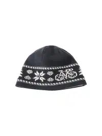 KREATE | Fair Isle Bicycle Jacquard Contrast Knit Hat